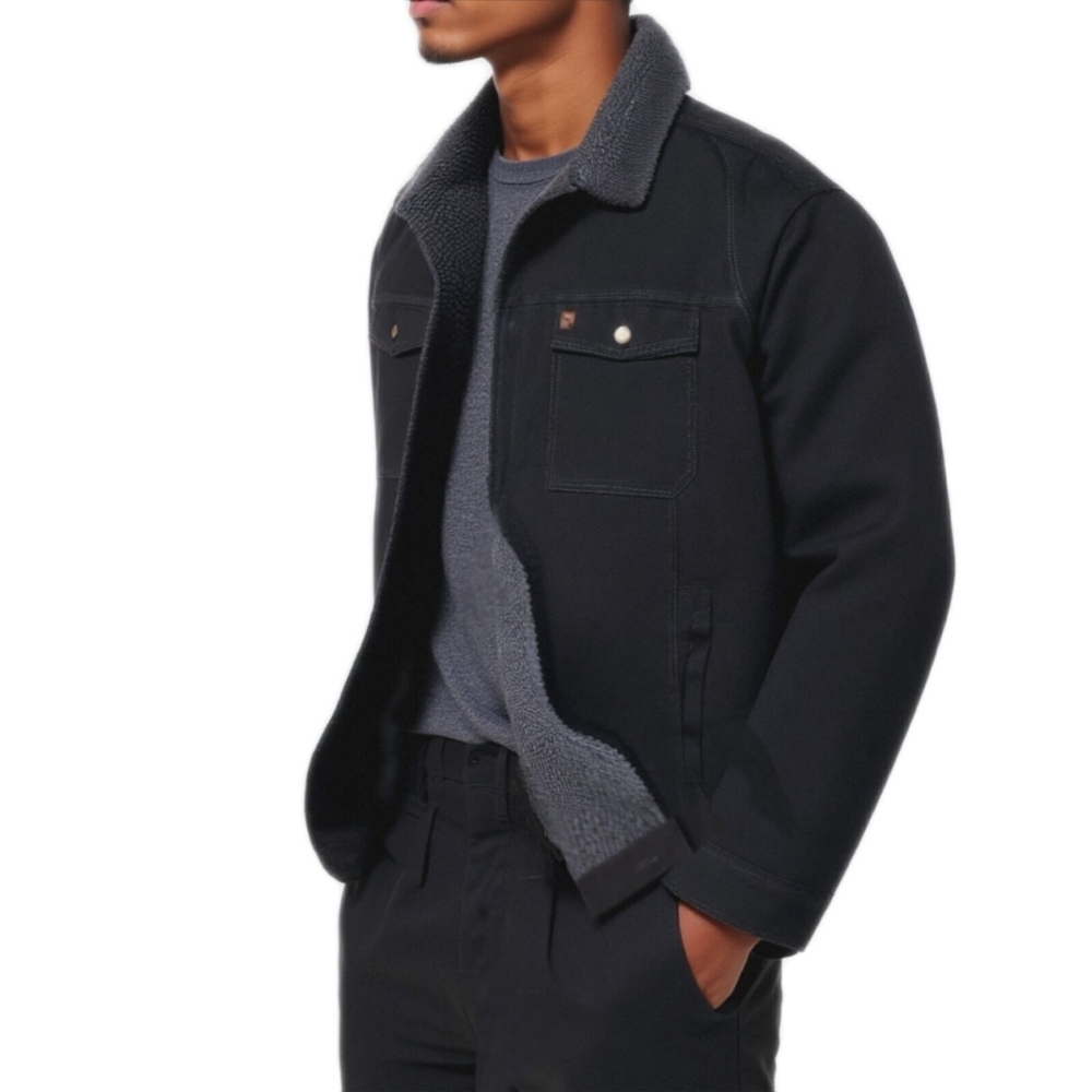 NWT Coleman Men XXL Phantom Black Sherpa Lined Work Jacket Retail $125
Sz.  XXL